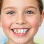 Teeth Whitening Kid before after